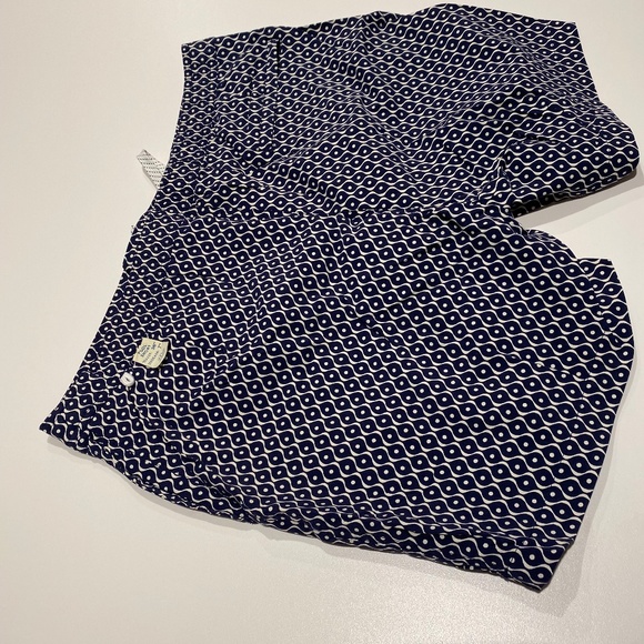 New Never Worn J. Crew 7" Stretch Bathing Suite in Blue - Picture 3 of 3